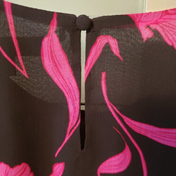 🍋Banana Republic Floral Sleeveless Top with Side Bow - Picture 7 of 11